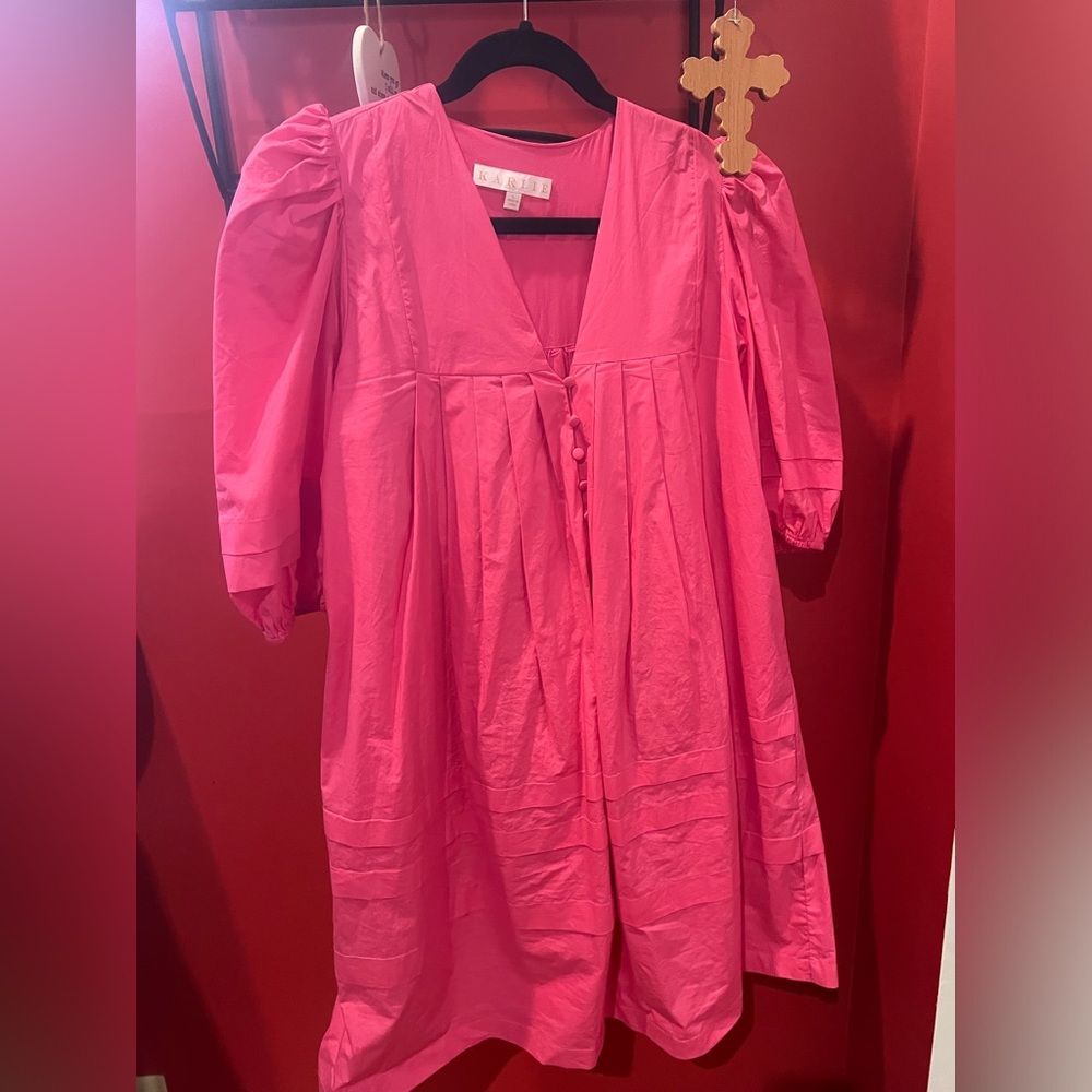KARLIE Hot Pink Dress